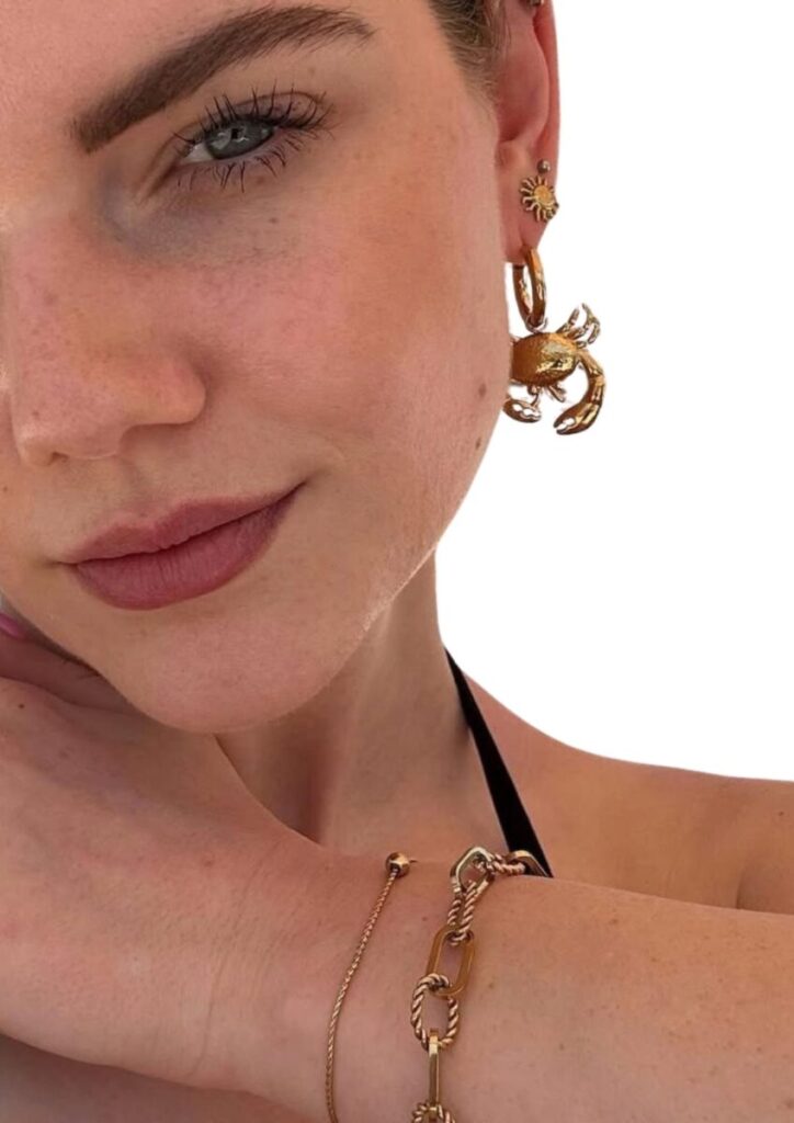 Pendientes acero inoxidable Cangrejos