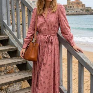 Vestido Camisero "Rosé Vintage"