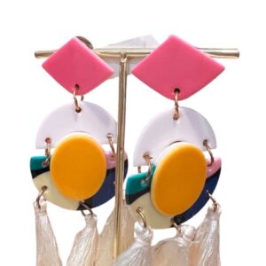 Pendientes Geométricos con Flecos