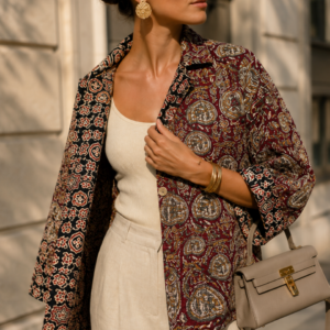 Chaqueta reversible algodón