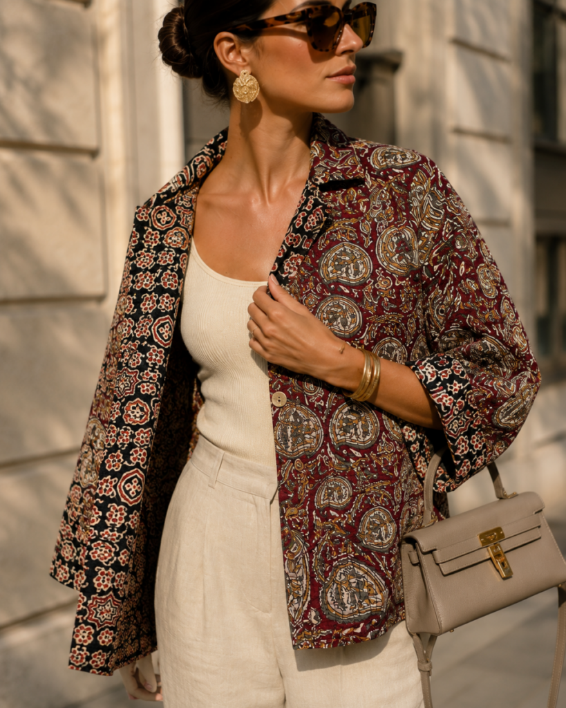 Chaqueta reversible algodón