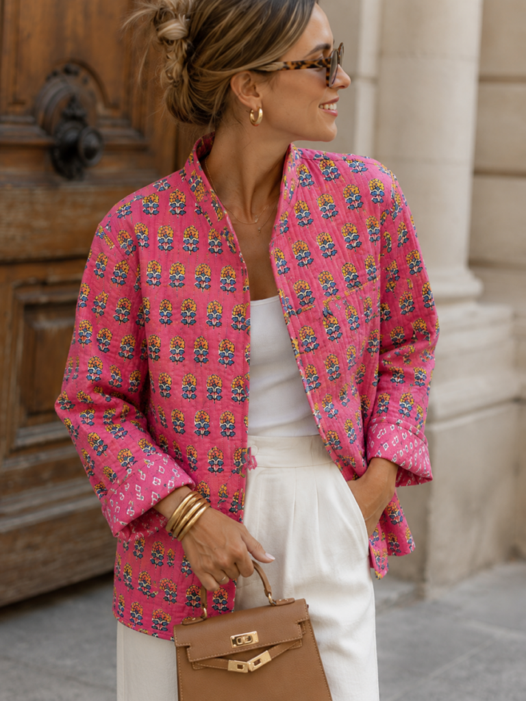 Chaqueta reversible algodón