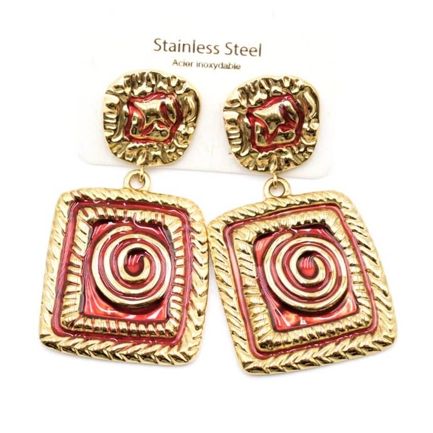 Pendientes Espiral Marrakech