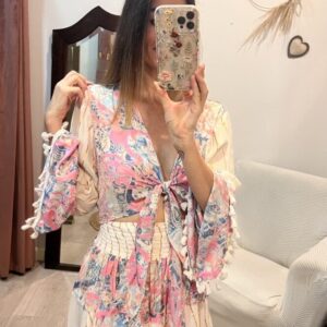 Blusa Cannes Boho rosa