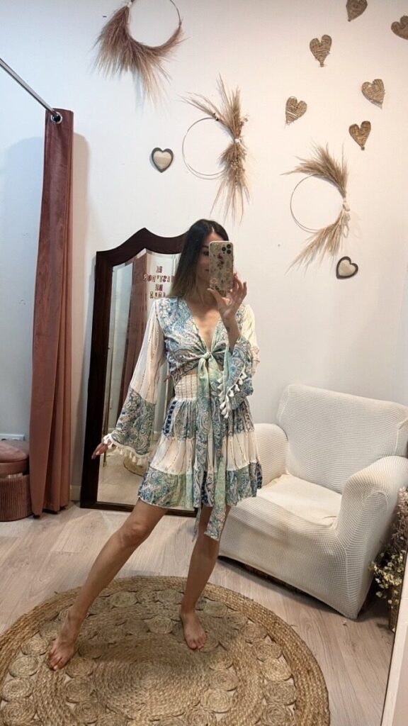 Falda Sunset verde