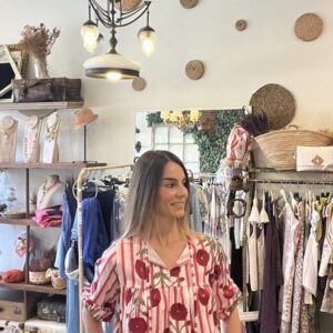 Blusa Provenza Rayas rosa