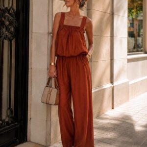 Pantalón Fluido Terracota