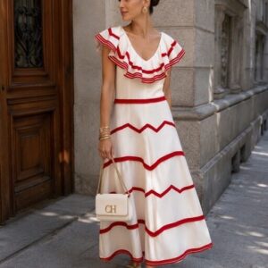 Vestido Marinière Roja