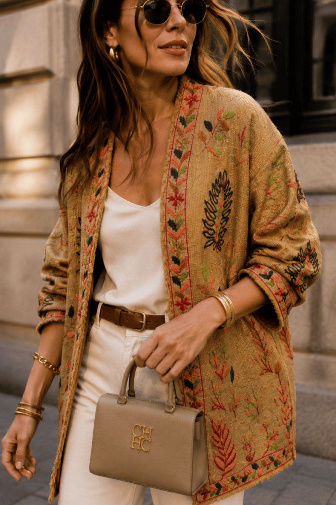 Chaqueta Suzani: Una Obra de Arte Viva