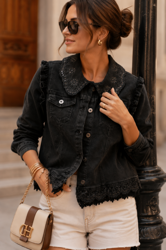 Cazadora vaquera Vogue Ébano