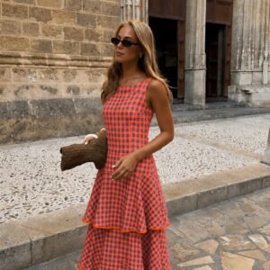 Vestido Lola Vichy Volantes