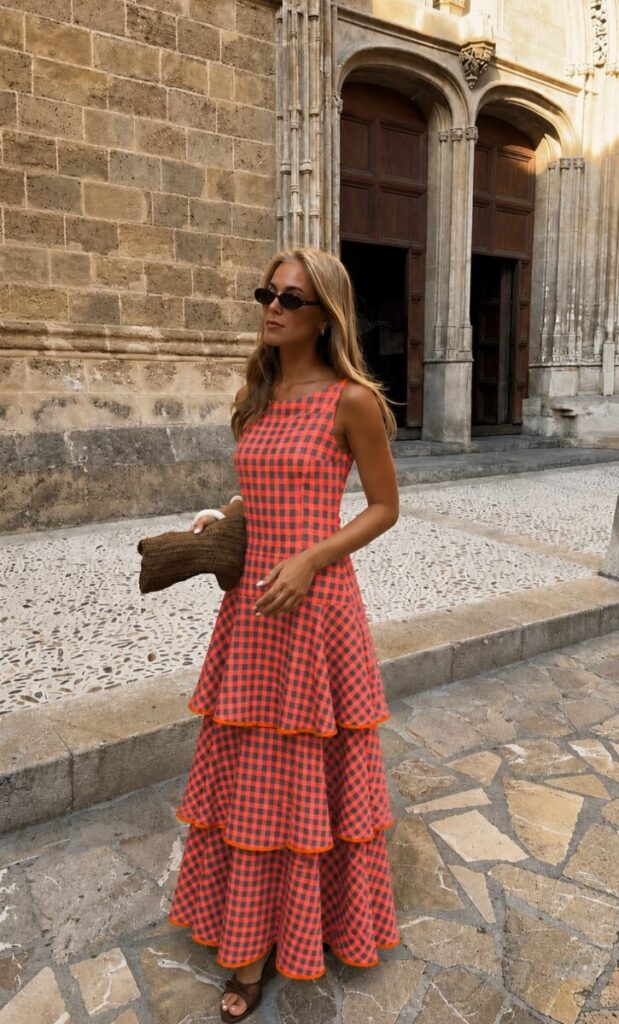 Vestido Lola Vichy Volantes