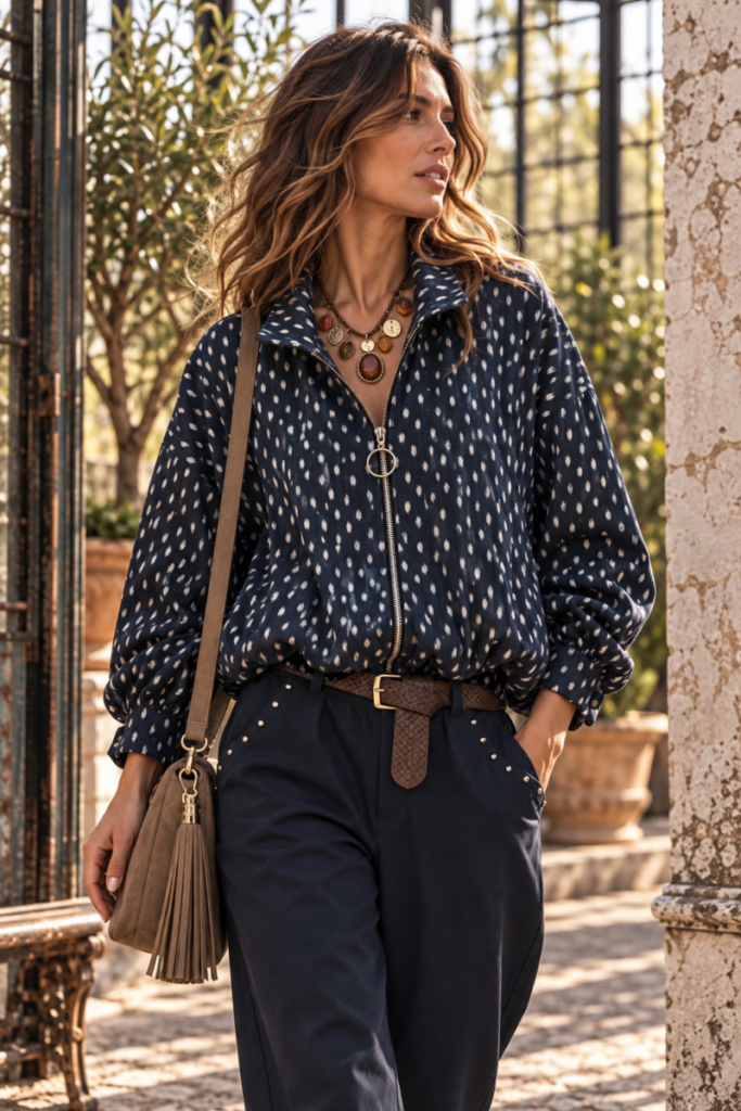 Bomber Navy Éclat