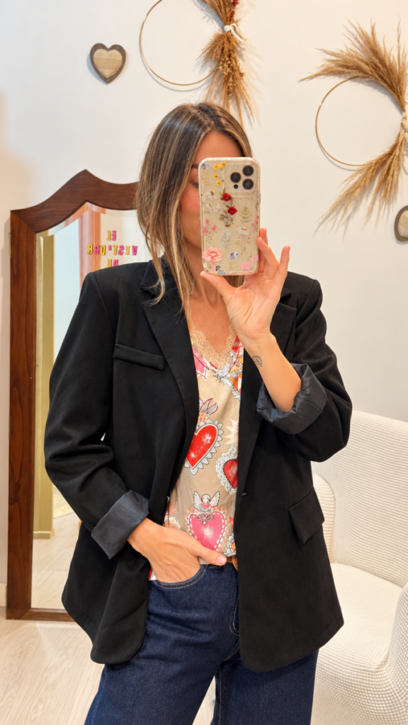 Blazer Suede Negra